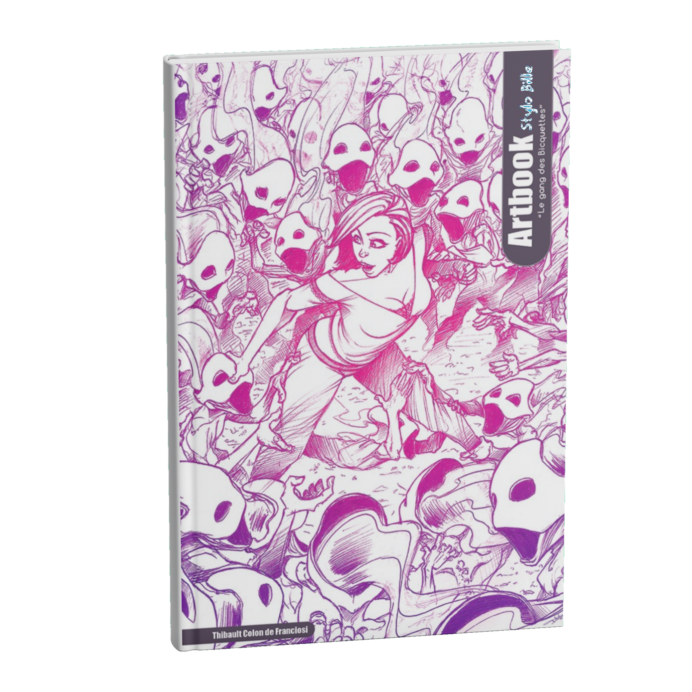 Artbook Le gang des Bicquettes par l'illustrateur Thibault Colon de Franciosi